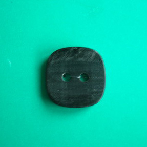 Botón de poliéster de 2 agujeros de nuevo diseño (S-073)