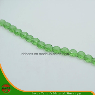 Abalorios de cristal de 12 mm, accesorios de abalorios de perlas de botón (HAG-08 #)