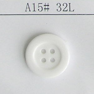 Botón de camisa de poliéster de 4 agujeros de nuevo diseño (S-065)