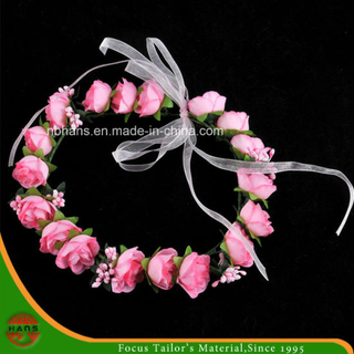 Flor de seda rosa falsa guirnalda artificial para bodas (M4)