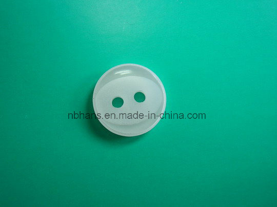 Botón de poliéster de 2 agujeros de nuevo diseño (S-106)