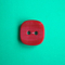 Botón de poliéster de 2 agujeros de nuevo diseño (S-070)