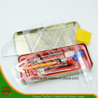 Conjunto de regla Conjunto de dibujo Conjunto de geometría Conjunto matemático Conjunto de papelería (ZH-001)