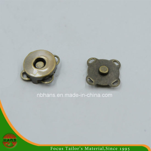 Botón de imán de cobre antiguo de 14 mm para bolso (HAWM1650I0006)