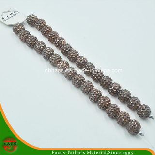 Perlas de bolas de diamante de imitación de un solo orificio (HANS-1602)