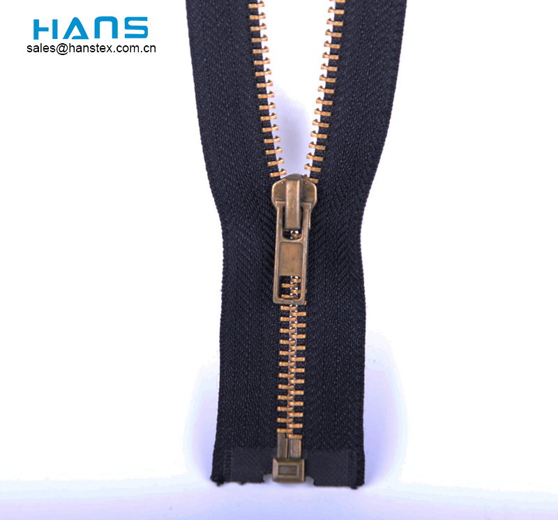 Hans ODM / OEM Diseño de calidad superior Open End Metal Zipper