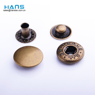 Hans China fabricante por mayor personalizado botón a color 10mm