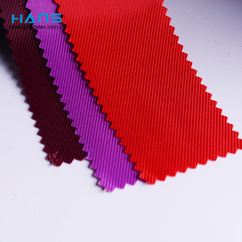 Hans Factory vende directamente tejido de poliéster recubierto de PVC de color