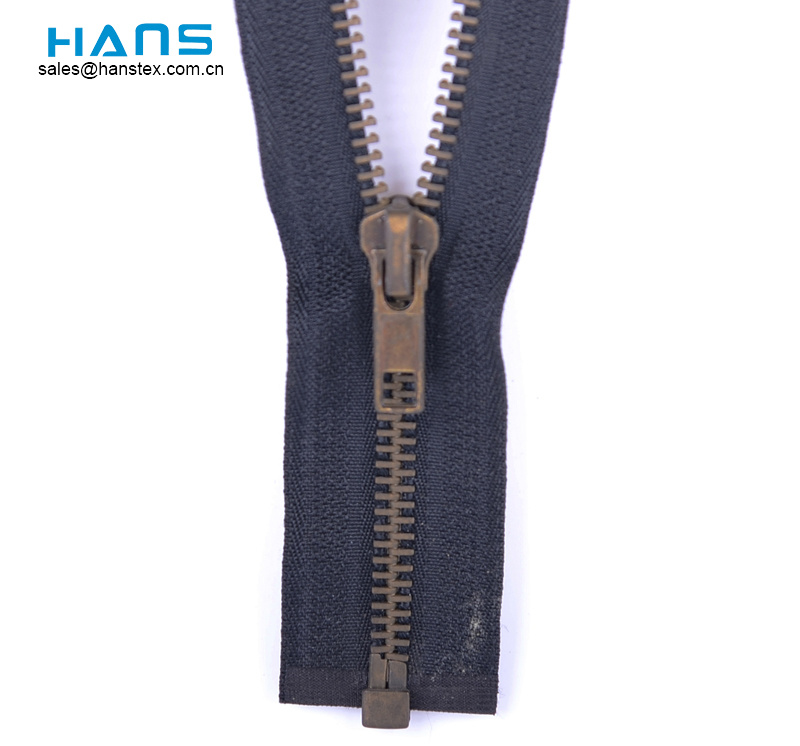 Chaqueta de cuero de alta resistencia Hans New Metal Zipper