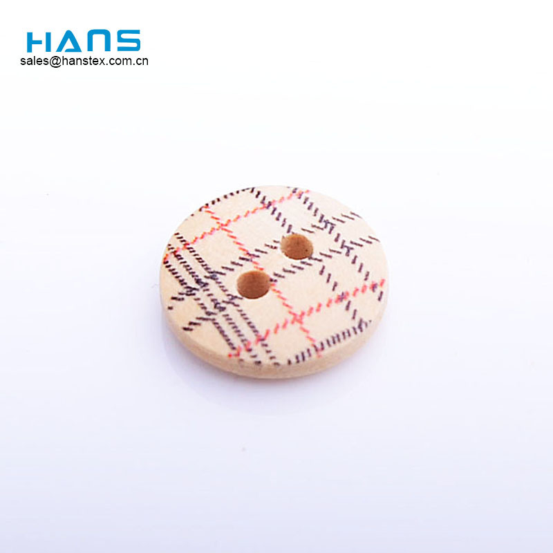 Hans OEM personalizado nuevo estilo de botones de camisa de madera